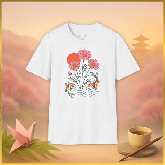 Blüten & Koi T-shirt