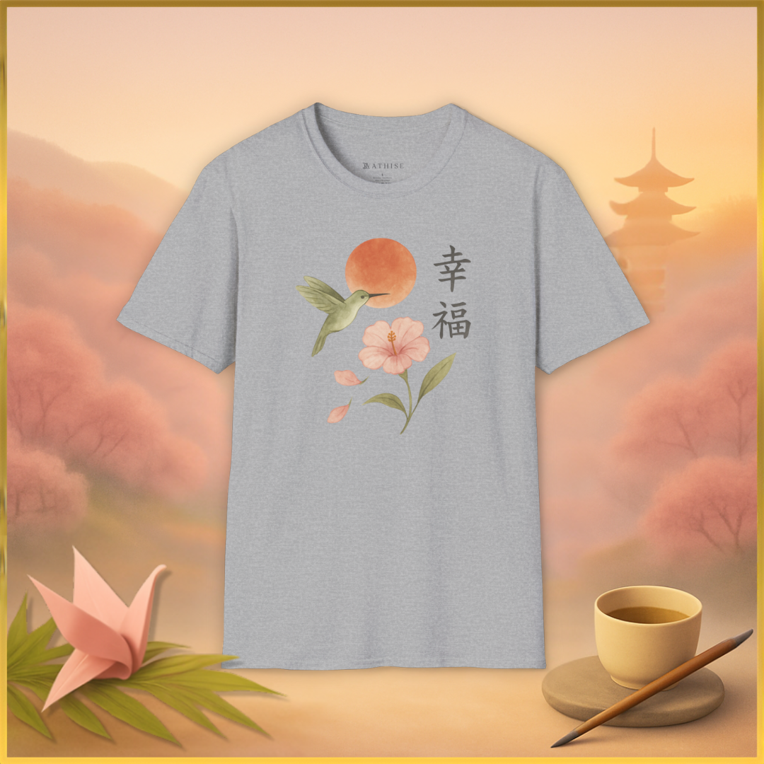 Kolibri des Glücks (幸福) T-shirt