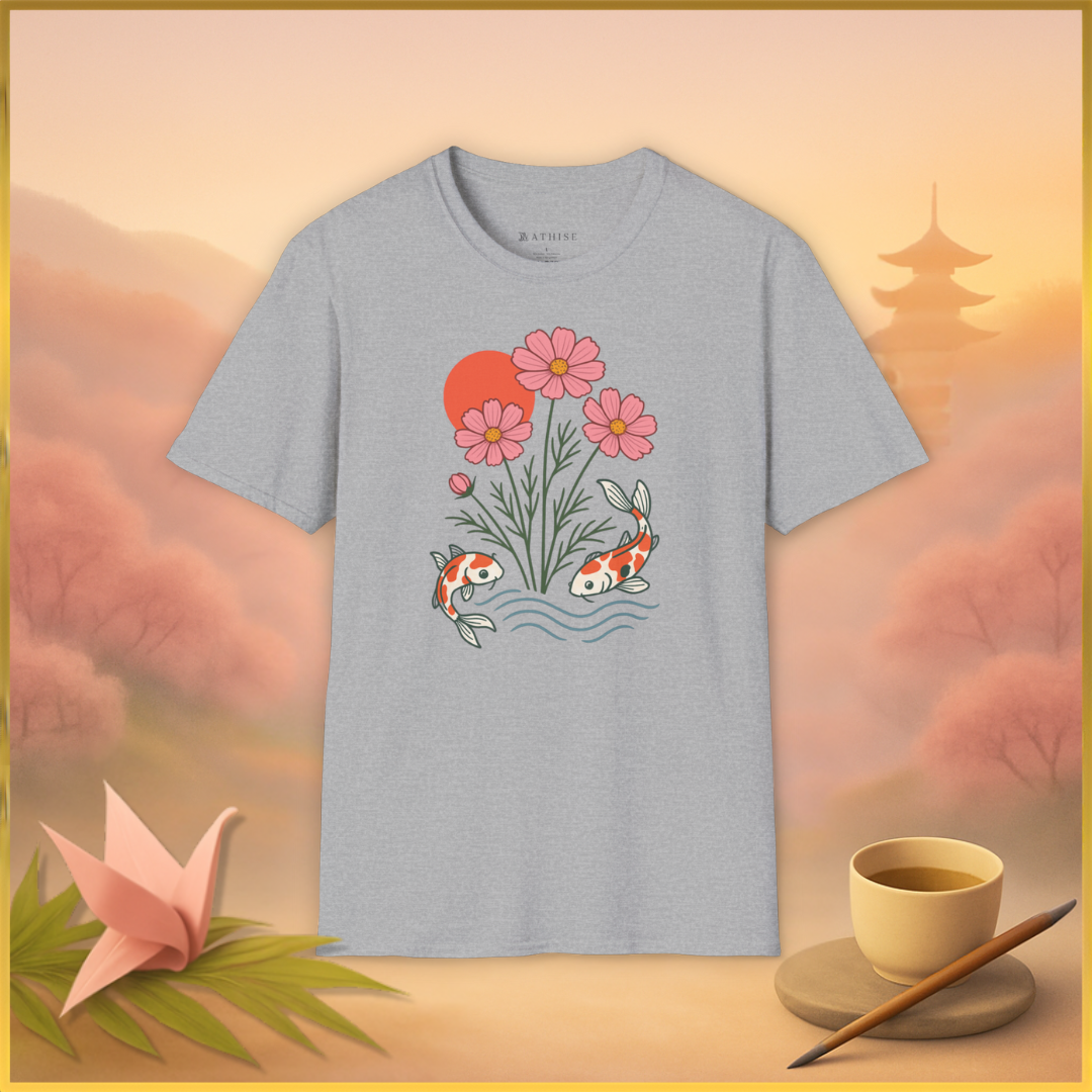 Blüten & Koi T-shirt