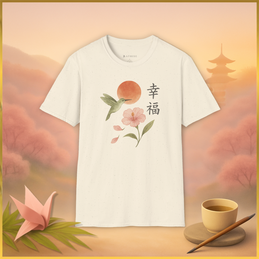 Kolibri des Glücks (幸福) T-shirt