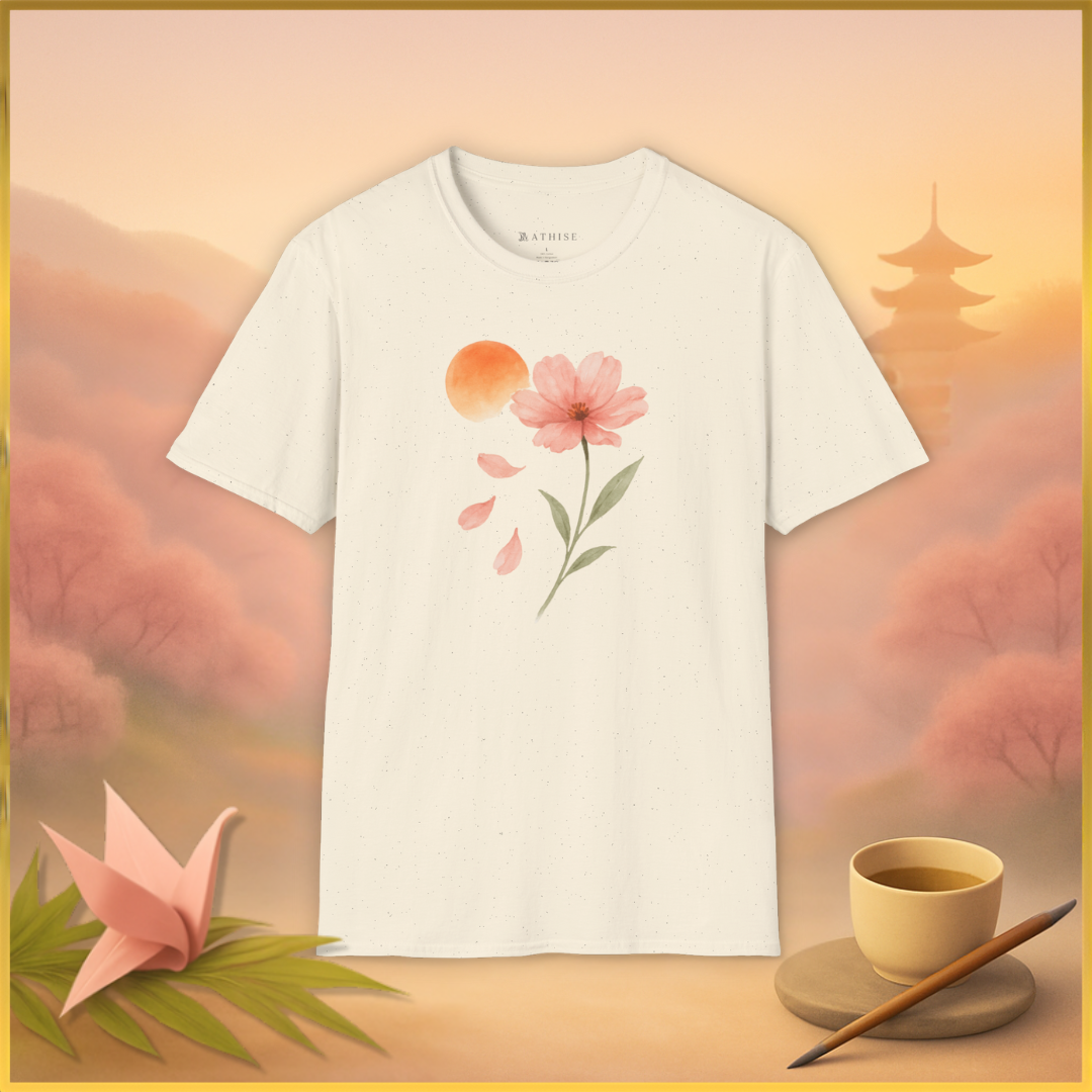 Blume im Sonnenlicht T-shirt