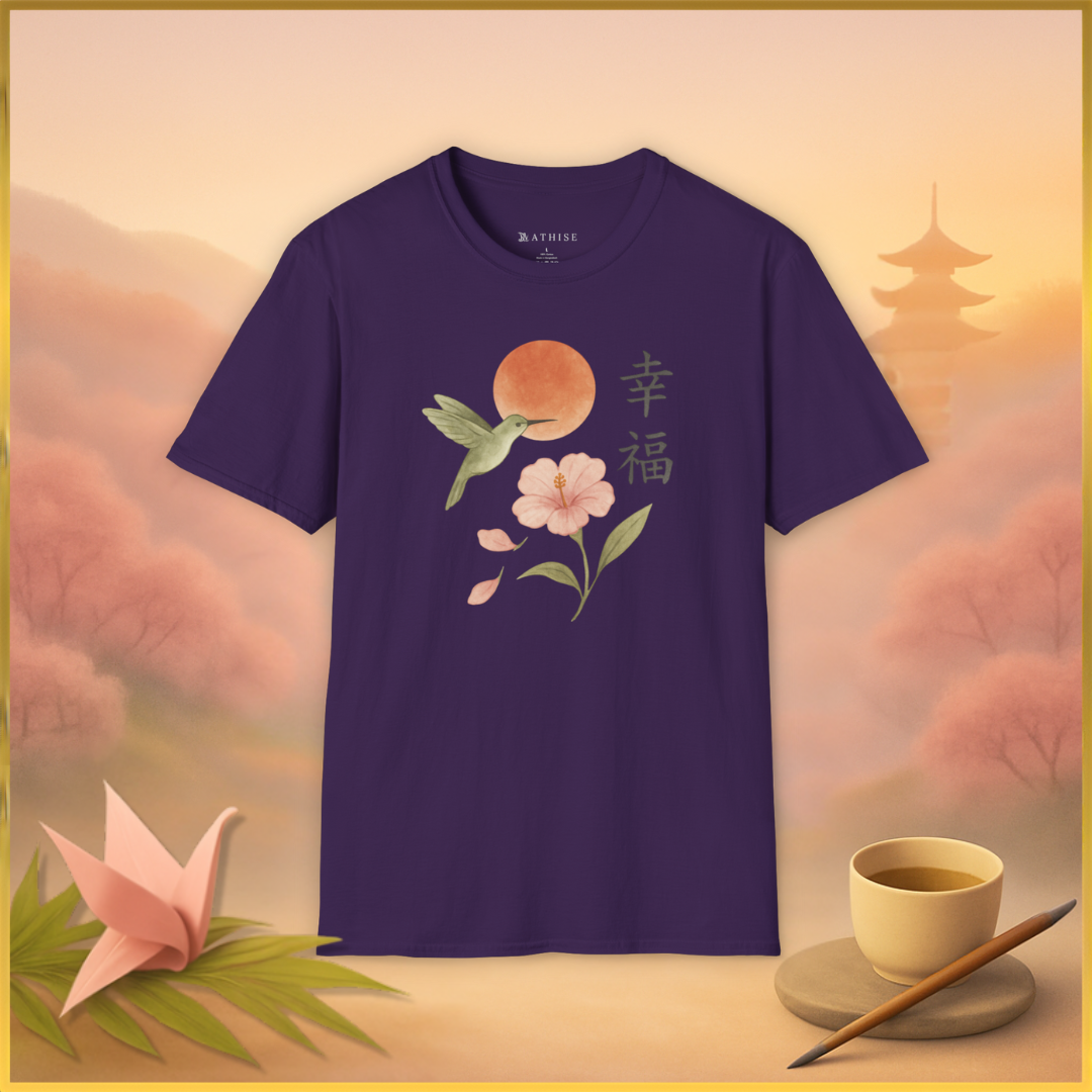 Kolibri des Glücks (幸福) T-shirt